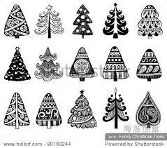 set of cute christmas trees 15 designs in one file to see similar sets visit my gallery 正版 christmas tree silhouette cute christmas tree create holiday cards