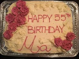 Butter Icing Birthday Cake For Mother Mom Birthday Cake With Homemade Buttercream Icing Cake Mom Birthday Homemade Buttercream Icing Birthday Cake For Mom Happy 55th Birthday