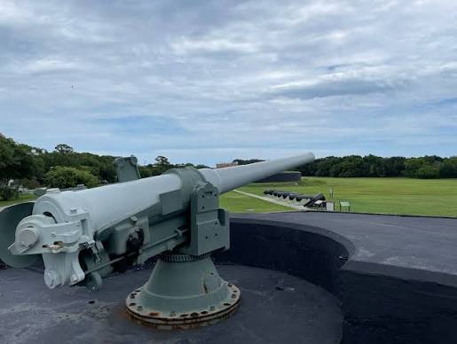 Armstrong 4.7-inch breech loader at Fort Moultrie