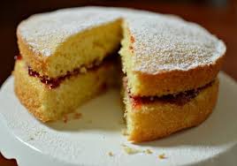 Trim cake layers, if necessary. The Perfect Victoria Sponge Cake British Corner Shop