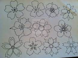Cherry Blossom References By Evulness On Deviantart Cherry Blossom Drawing Sakura Tattoo Japanese Tattoo Art