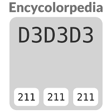 Lightgray／亮灰色／d3d3d3十六进制颜色代码表，图表，调色板，绘图&油漆
