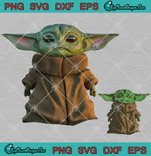 Download Baby Yoda Cute High Res Pic Disney Starwars Mandalorian Clipart Sublimation High Res Png Svg Eps Fxf Cut File Designs Digital Download