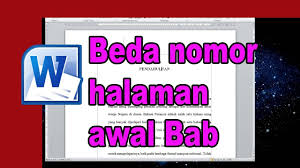 Novelet lebih panjang dari cerpen dan lebih pendek dari novel. Membuat Nomor Halaman Awal Bab Beda Microsoft Word Youtube