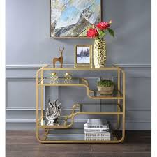 Abdiel Metal Framed Console Table In 2020 Entry Console Table Mirrored Sofa Table Console Table