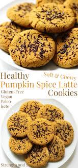 Soft Grainless Pumpkin Spice Latte Cookies Recipe Gluten Free Pumpkin Cookies Healthy Pumpkin Spice Latte Dessert Recipes