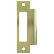 You're up to the task, however. 4 7 8 Brass Plated Strike Plate Large Hole Door Lock Replacement Parts Amazon Com