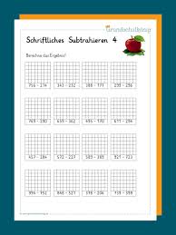 Schriftliche Subtraktion In 2020 Lesen Lernen Schriftliche Subtraktion Schriftlich Subtrahieren