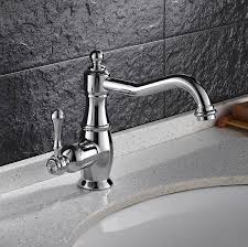 Basin Faucets Chrome Silver Brass Bathroom Sink Faucet Single Handle Swivel Hot Cold Mixer Water Tap Banheiro Torneira Xt516 Sink Faucets Brass Bathroom Bathroom Sink Faucets