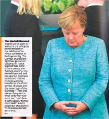 It immediately became a meme. The Merkel Diamond Pressreader