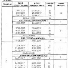 Cuti umum cuti umum persekolahan sesi 2017 bermula/ program transisi tahun 1. Cuti Umum Dan Cuti Sekolah Tahun 2017