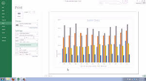 how to print a chart from excel 2013