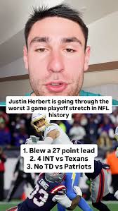 Will Justin Herbert ever win a playoff game? @tatefrazier