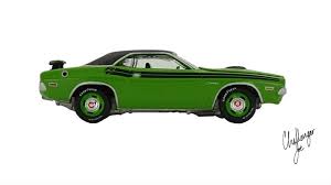 Image result for Green Go 1971 Challenger
