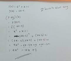 Diketahui fungsi komposisi (f o g)(x) = 2x + 5 dan f(x) = 2x + 3. Diketahui F X X X 1 Dan G X 2x 3 Fungsi Komposisi F O G X Adalah Brainly Co Id