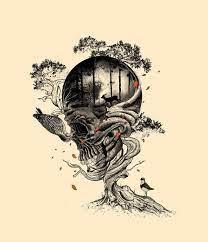 فن رسم الجماجم skulls art بطرق خيالية 47 skull artwork skull art art