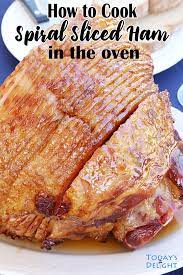 How To Cook Spiral Sliced Ham In The Oven Recipe For Spiral Ham Spiral Sliced Ham Cooking Spiral Ham