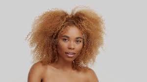 The gloss, great value in between colours, can extend the colour by up to 6 weeks and really lift it again. Mixed Race Black Blonde Model With Curly Hair Stock Image Image Of Afro Makeup 129986611