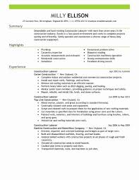 General Construction Worker Resume Beautiful Best Construction Labor Resume Example Job Resume Samples Resume Examples Construction Laborer