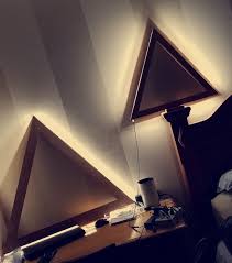 Triangle Led Lighting Triangle Led Lights Led Lights Ceiling Lights