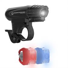 Shop Led Bicycle Light Set Usb Rechargeable Bike Headlight And 2 Tail Lights Wakeman Outdoors Overstock 24259670