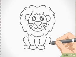 How to draw a lion in pencil. How To Draw A Lion With Pictures Wikihow