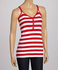 Black And White Striped Tank Top Dress Red White Lace Stripe Tank Women Zulily Black White Stripes White Stripes Top Striped Tops Women
