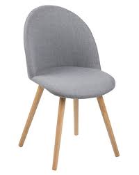 canvas studio eetstoel aarsdale in grijze stof arredamento d interni arredamento sedie
