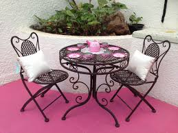 Mini Mesa De Ferro Coisas Da Doris Decoracao Decoracao De Ferro Moveis Para Jardim