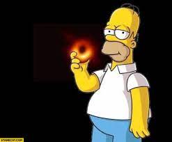 Check spelling or type a new query. First Image Of Black Hole Homer Simpson Eating A Donut The Simpsons Starecat Com