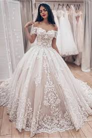 Ball Gown Off The Shoulder Wedding Dress With Lace Appliques Gorgeous Bridal Dress Us 269 00 Bukpc62493j Blackfridayprom Co Uk Ball Gowns Wedding Ball Gown Wedding Dress Off Shoulder Wedding Dress