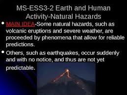 Ngss Ms Ess3 2 Natural Hazards Powerpoint Ngss Ngss Science Severe Weather