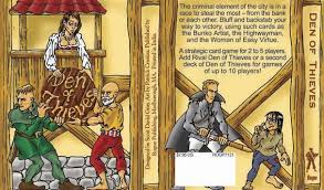So much has been written about the book already that i won't take any effort to expand on what's already out there. Den Of Thieves Board Game Boardgamegeek