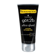 Got2b Ultra Glued Invincible Styling Gel 6oz Got2b Ultra Glued Styling Gel Hair Gel