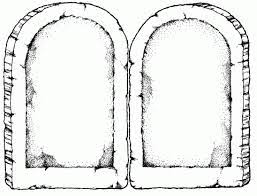 Moses heard a loud boom as a bush suddenly caught on fire. Mormon Share Stone Tablets Bible School Crafts 10 Commandments Craft Bible Crafts