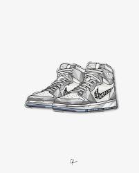 Maybe you would like to learn more about one of these? Dior X Nike Air Jordan 1 Art Nike Art Sneaker Art Jordan 1 Dior