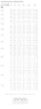 Replacement Window Size Chart Replacement Single Hung