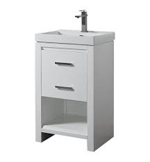 M4 24 wall hung vanity. Fairmont Designs 1517 V2118 Studio One 21 Freestanding Single Bathroom Vanity Base With Open Shelf In Glossy White