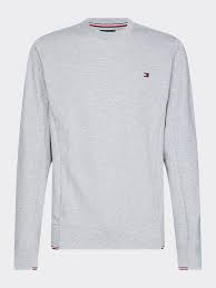 Mercedes Benz Contrast Trim Sweatshirt Grey Tommy Hilfiger Trim Sweatshirt Contrast Trim Long Sleeve Tshirt Men