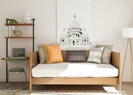 Home decorating ideas bathroom color schemes and invite my soul. Simple Office Meets Guest Room Decorating Ideas Modsy Blog