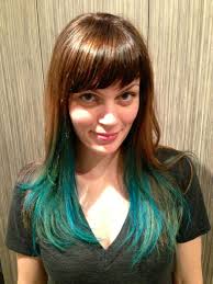 turquoise tresses