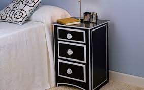 Winsome wood end white nightstand with it is white and made from the best hardwood to guarantee longevity. Black White Nightstand Project Home Decor Spray Paint Projects Krylon