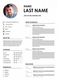 They are ready to use. 50 Resume Templates In Word Free Download Cv Format