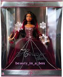 2004 Special Occasion Happy Holiday Black Barbie Doll 2 G8178 In 2020 Holiday Barbie Dolls Holiday Barbie Barbie Dolls