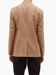 The camel blazer is a classic and timeless style that has been around for decades. Bottega Veneta Single Breasted Mohair Blend Blazer Mens Camel Editorialist