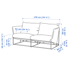 2er sofa drinnendraußen havsten beige. Havsten 2er Sofa Drinnen Draussen Orange Beige Ikea Deutschland