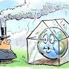 Fenomena ini berlaku disebabkan oleh kesan rumah hijau yang terjadi akibat peningkatan tahap karbon dioksida dan bahan pencemar lain yang dikenali sebagai gas rumah hijau. 1