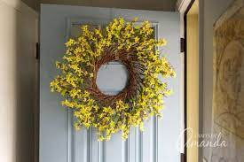 Maybe you would like to learn more about one of these? Forsythia Wreath How To Make A Beautiful Yellow Spring Wreath