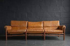 Arne Norell Safari Sofa Caramel Leather Sofa Leather Couch Furniture