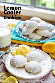 Bleached and unbleached flours are basically interchangeable in cookie recipes and unbleached flour is usually a better choice when you want a slightly chewier cookie. Lemon Cooler Cookies Nostalgic Delicious Fivehearthome